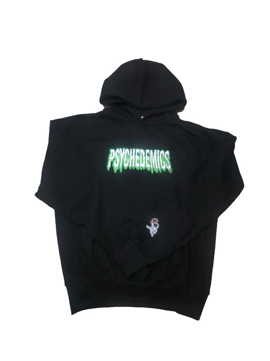 Black Winter Bubble Hoodie
