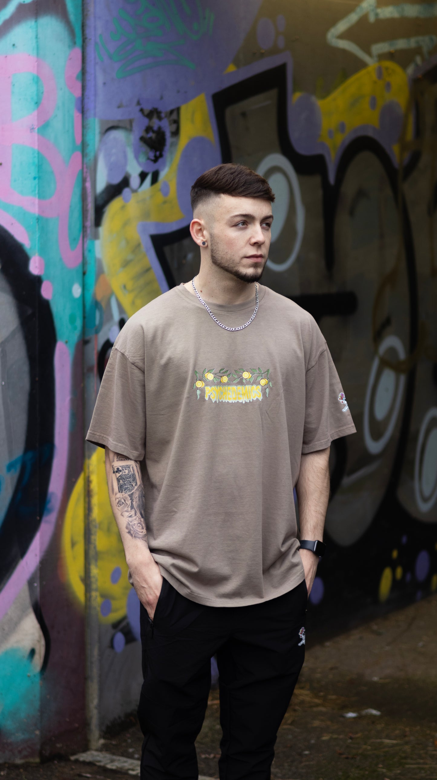 LemonTek Tee in Washed Sand