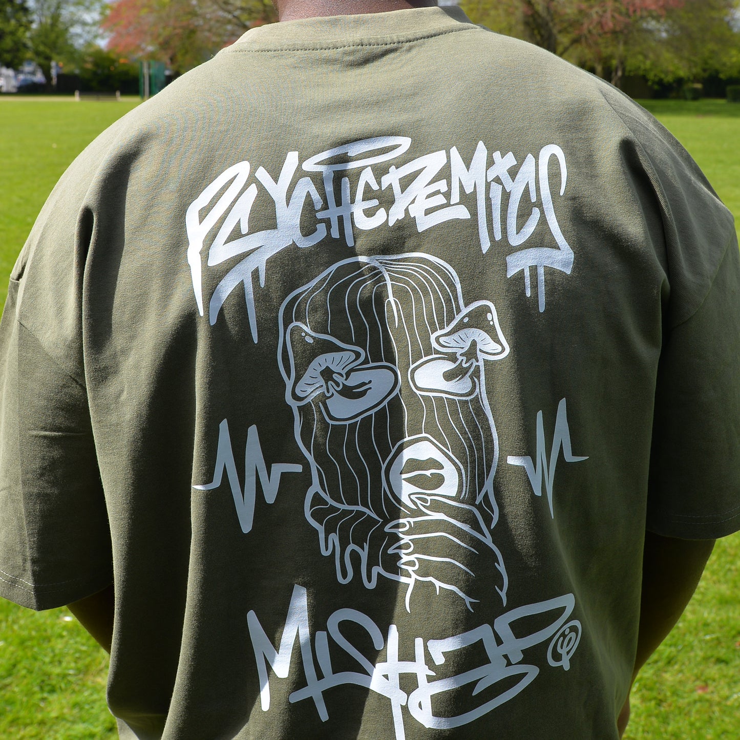 Mishap Colab Bally Tee - [ Olive Green ]
