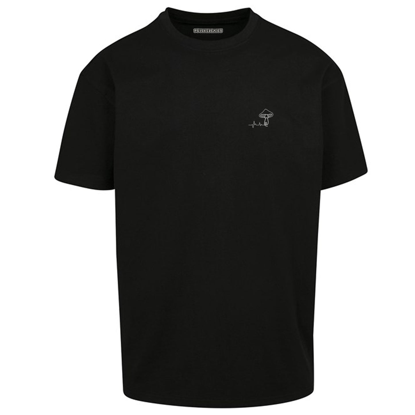 Essentials Shroom Oversized Tee - [ Black ]