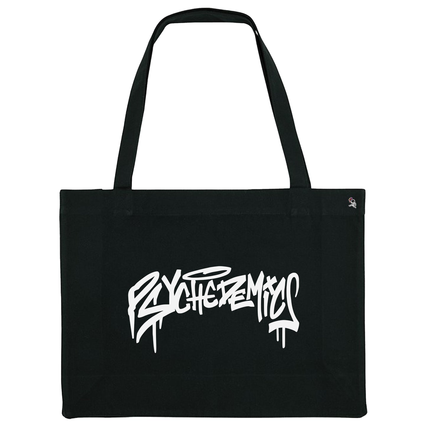 Graffiti Tote Bag - [ Black ]