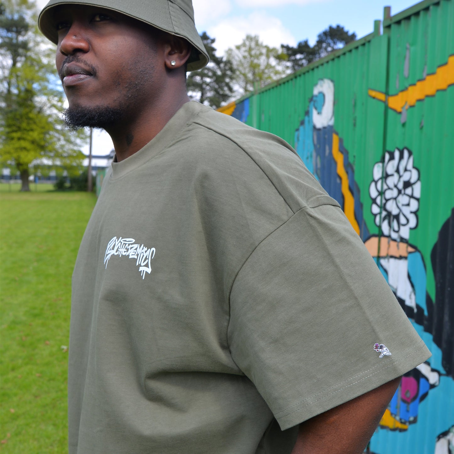 Mishap Colab Bally Tee - [ Olive Green ]