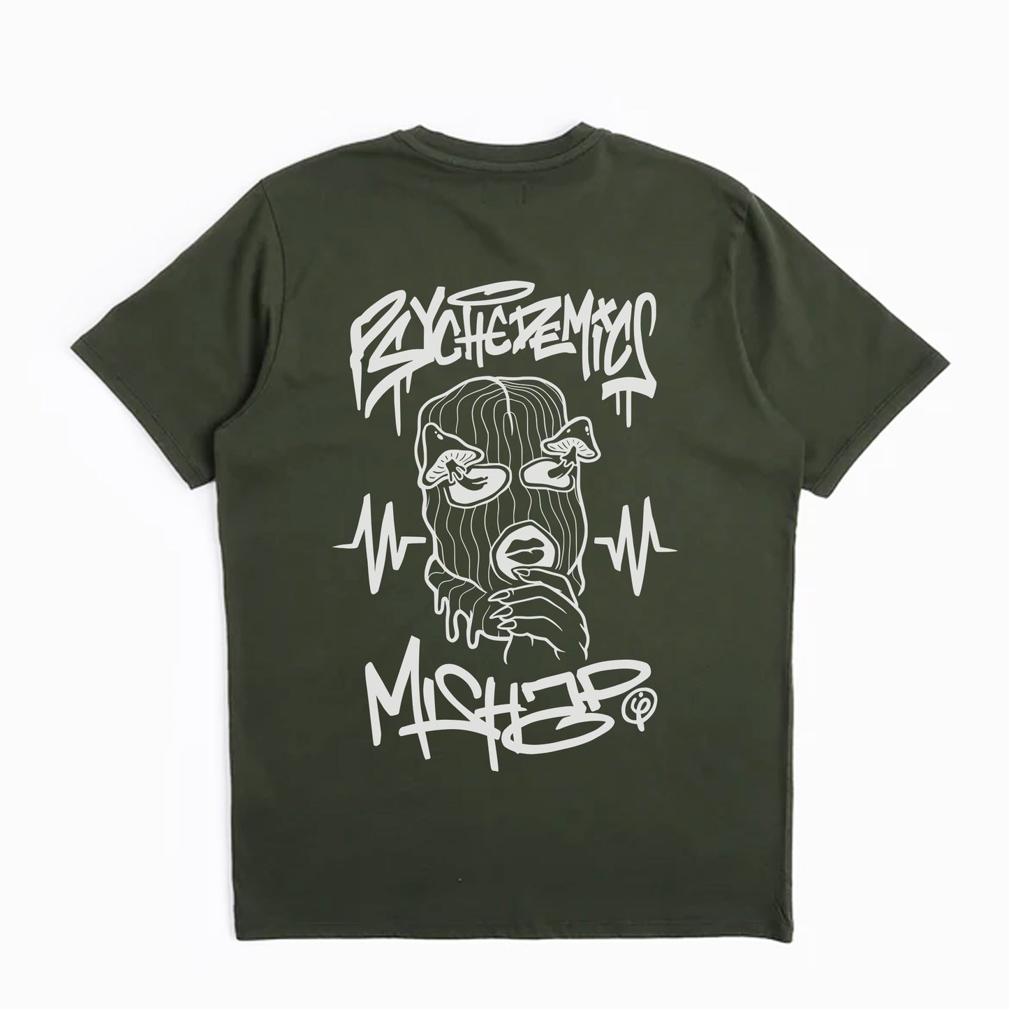 Mishap Colab Bally Tee - [ Olive Green ]