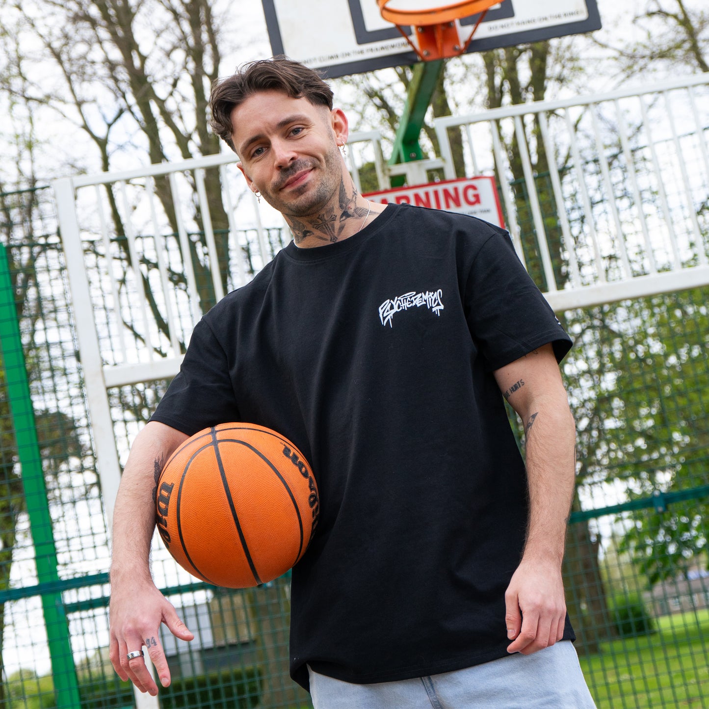 Mishap Colab Bally Tee - [ Black ]